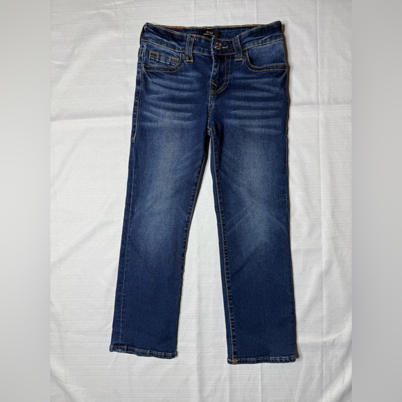 True Religion Youth Denim Jeans Sz 7 Relaxed Straight Ricky Bundle of 2 - Picture 5 of 8